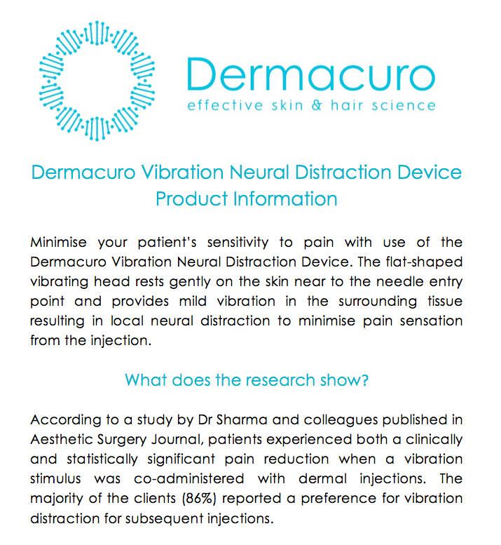 Pain Blocker Vibration Neural Distraction Device